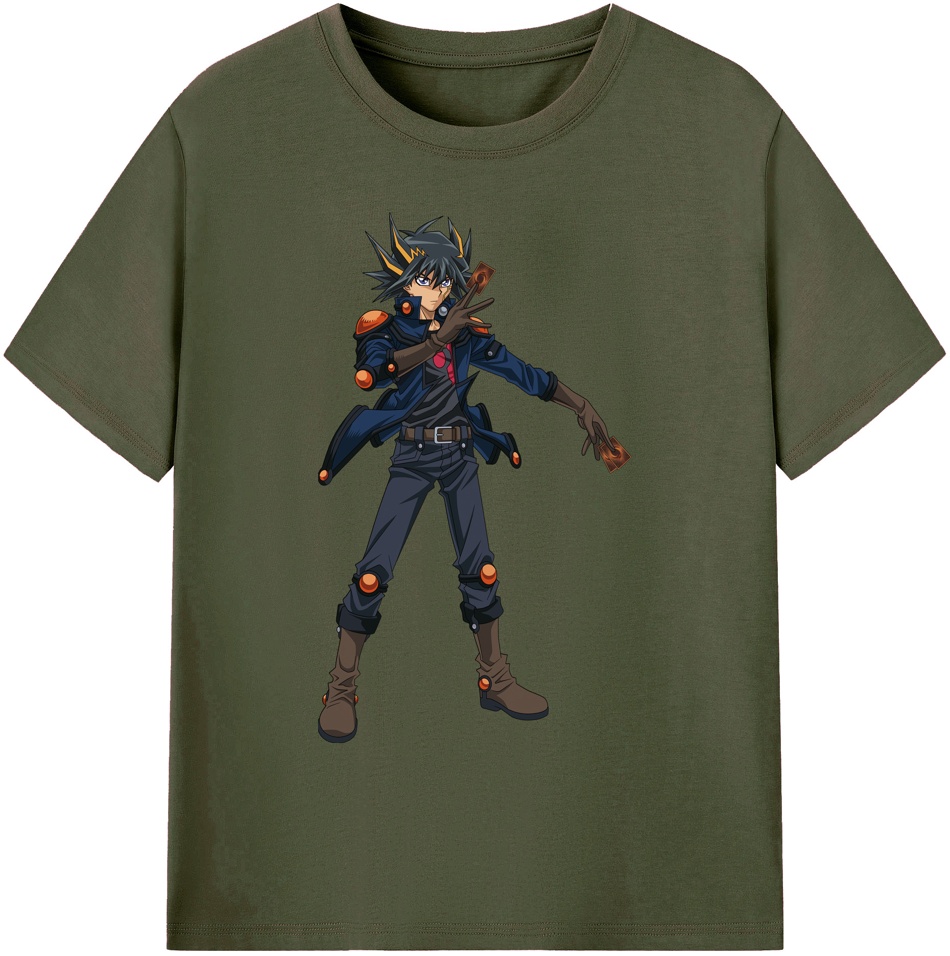 （画像用） 遊☆戯☆王 Yu-Gi-Oh! 綿100％ メンズ半袖Tシャツ｜肌触りやわらか＆通気性